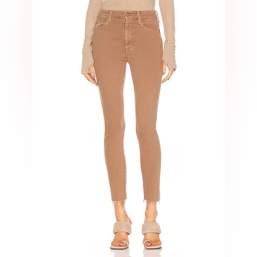 MOTHER High Waisted Looker Ankle Fray size 29